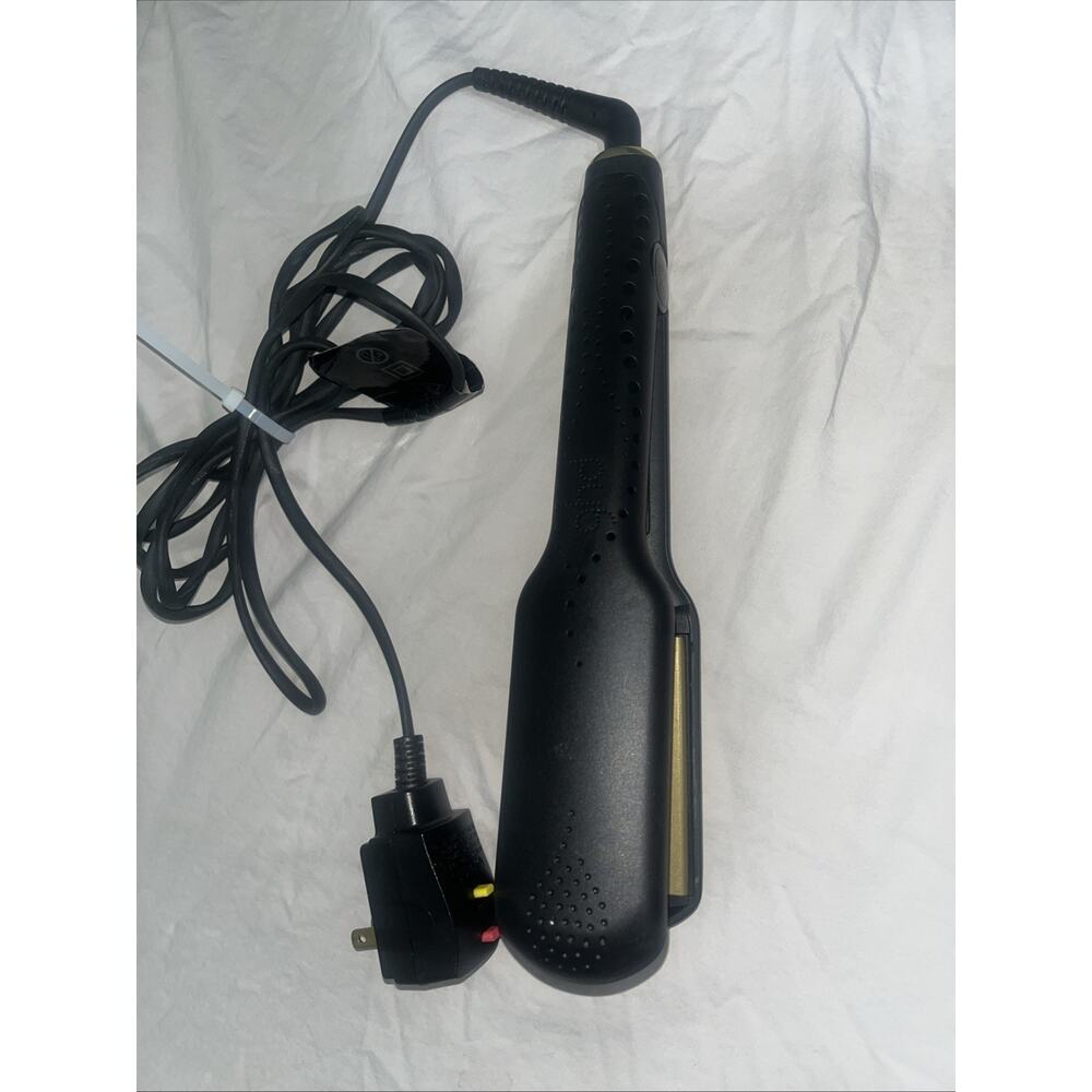 GHD Gold V Max Flat Iron Wide Plate Black Professional Hair Styler Straightener